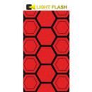 SHIOK! Reflektor Folienset Honeycomb rot 1 Bogen DIN A6
