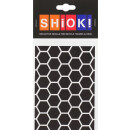 SHIOK! Set di fogli riflettenti Honeycomb nero 1 foglio DIN A6