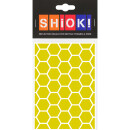 SHIOK ! Set de feuilles réfléchissantes Honeycomb jaune 1 feuille DIN A6