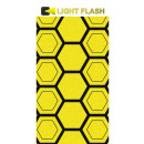 SHIOK! Set di fogli riflettenti Honeycomb giallo 1 foglio DIN A6