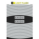 SHIOK! Reflector foil set Straight black 1 sheet, for the...