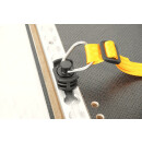 Chike tensioning strap incl. fittings on both sides for fixing on the airline rails of the transport platform