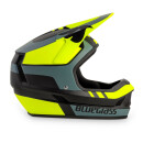 Bluegrass Helmet Legit, nero giallo fluo grigio / opaco, S 54-56cm