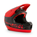 Bluegrass Helm Legit Carbon, schwarz rot / matt, XL XL = 60-62cm