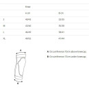 Bluegrass Knee Protector Skinny, L circonferenza coscia 46-49cm, peso 125g per la taglia M