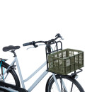 Basil Caisse à vélo S,17.5L, plastique recyclé,moss green