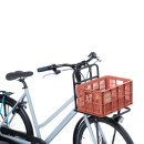 Basil bicycle crate S, 17.5L, recycled plastic, terra red