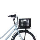 Cassetta per biciclette Basil M, 29,5L, plastica riciclata, nero