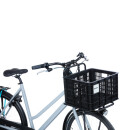 Cassetta per biciclette Basil M, 29,5L, plastica riciclata, nero
