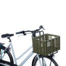 Basil Caisse à vélo M,29.5L, plastique recyclé,moss green