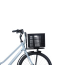 Basil bike crate L, 40L, recycled plastic, black