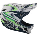 Troy Lee Designs D4 Composite Helmet w/Mips L, Volt White