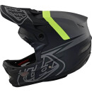 Troy Lee Designs D3 Fiberlite Helmet no Mips XL, Slant Gray