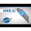 Park Tool tool, HXS-3 Allen wrench set with short end 1.5/2/2.5/3/4/5/6 mm