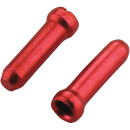 Jagwire cable end sleeves, CABLE TIPS 1.8 mm RED 500 pieces Workshop BOT117-C06
