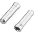 Jagwire cable end sleeves, CABLE TIPS 1.8mm silver 500 pieces Workshop BOT117-C