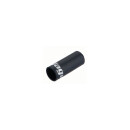 Jagwire end sleeves, OPEN 4mm black aluminum unsealed 50...