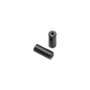 Jagwire end sleeves, OPEN 4mm black steel unsealed workshop 50 pieces BOT115-4H