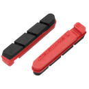 Jagwire brake pads, ROAD PRO S Sram/Shimano Wet Compound red 11.5g 1 pair JS453RW