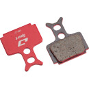 Plaquettes de frein Jagwire, SPORT SEMI-METALLIC red Formula DCA080 1 paire