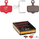 Jagwire brake pads, SPORT SEMI-METALLIC red Sram/Avid BWD1002 25 pair