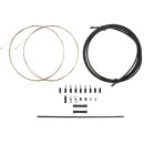 Jagwire shift cable / sleeve, SHIFT PRO 4mm SET Road/MTB - Sram/Shimano BLACK PCK500