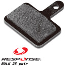 Response brake pads, SEMI-METALLIC Shimano/Tektro/TRP 25 pair