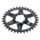 Response chainring, GXP BOOST 3mm offset direct mount 32T OVAL Alu 7075 CNC 10/11 Speed black