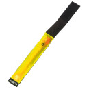WOWOW Fascia per braccia/gambe, LIGHT BAR, riflettente, strisce LED rosse, 40 x 350 mm, giallo