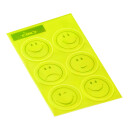 Incirca sticker, LIGHT STICKS, reflective 3M adhesive, smiley, yellow