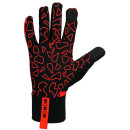 WOWOW gants, THUNDER, rouge, ROUGE, L