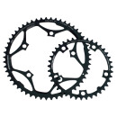 Stronglight chainring,TYPE S, 130,7075-T6, 50, silver, 10/9 Speeds,CSA,Double out