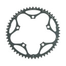 Stronglight chainring,TYPE S, 130,7075-T6, 53, black, 10/9 Speeds,CSA,Double out
