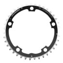 Stronglight chainring,TYPE S,130, 7075-T6, 39, black, 10/9 Speeds,CSA,Triple med