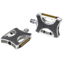Ergotec pedals, EP Urban 9/16" 7mm sealed bearing AL6061 silver Format: 98x78mm sandpaper pad
