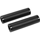 Ergotec grips, BILBAO silicone / aluminum grip Ø: 22 length:130/130 black