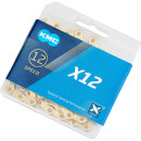 KMC chain, X12 Ti-N, gold, 126 links
