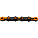 KMC chain, X11 DLC, black/orange, 118 links 11-speed
