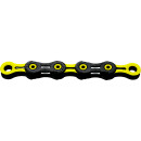 KMC chain, X11 DLC, black/yellow, 118 links