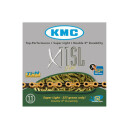 KMC Kette, X11SL Ti-N, gold/black, 118 Glieder 11-fach