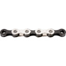 KMC chain, X11, silver/black, 118 links, 25 pieces open,...