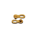 KMC closure link, MissingLink 12NR Ti-N, gold, 2 pieces
