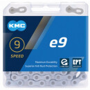 KMC chain, e9 EPT, silver, 136 links 9-speed