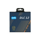 KMC chain, X12 DLC, black/orange, 126 links 12-speed