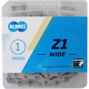 KMC chain, Z1 Wide, silver, 112 links 1-speed