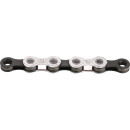 KMC chain, X12, silver-black, 126 links, 25 pieces open,...