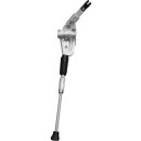 Ergotec rear support, universal 24"-28" height adjustable incl. rubber foot AL6061 silver