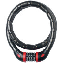 Masterlock cable lock, armor combination black smoked length 100cm Ø 18mm 8226