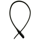 Incirca ratchet lock, number combination, black, length: 48 cm, Ø 11 mm