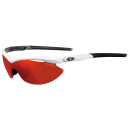Tifosi Sunglasses, SLIP, White/Gunmetal, S-L, Full Red/AC...